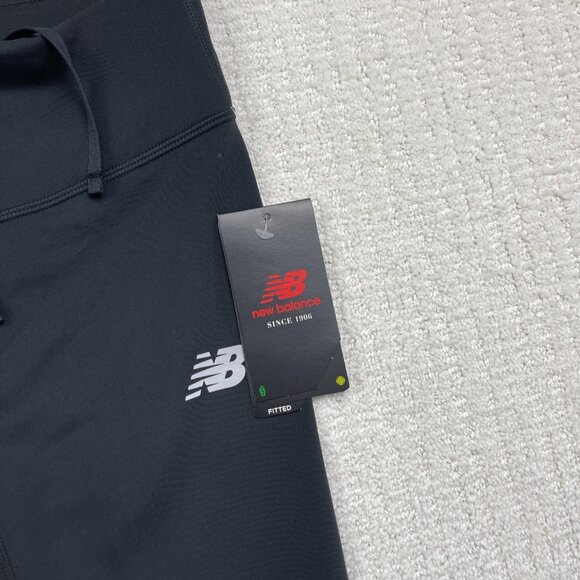 New Balance Printed Accelerate Black Reflective Running Mid Rise Tight Wom XS - Picture 4 of 14